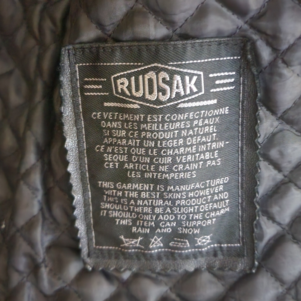 Rudsak Women's Black Insulated Leather Jacket Made In Canada Small - Picture 15 of 16